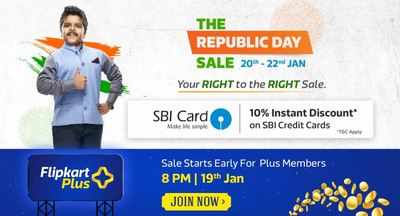 Flipkart Republic Day Sale starts January 20: Get discounts on mobiles, electronics and more