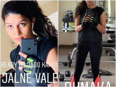 Bigg Boss 11's Sapna Choudhary sweats out in the gym; see picture