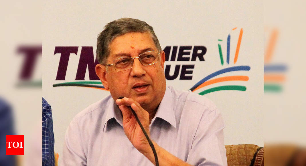 Ex-BCCI President N Srinivasan Lashes Out At CoA | Cricket News - Times ...