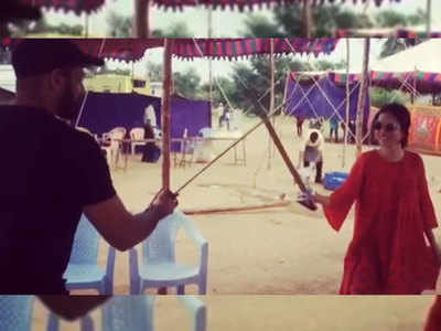 Watch: Ankita Lokhande shows off her impressive swordsmanship she picked up for ‘Manikarnika: The Queen of Jhansi’