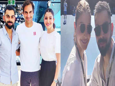 Anushka Sharma and Virat Kohli have their picture perfect moments at the Australian Open