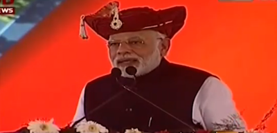 PM Modi hits back at Mahagathbandhan, says rally is against the nation