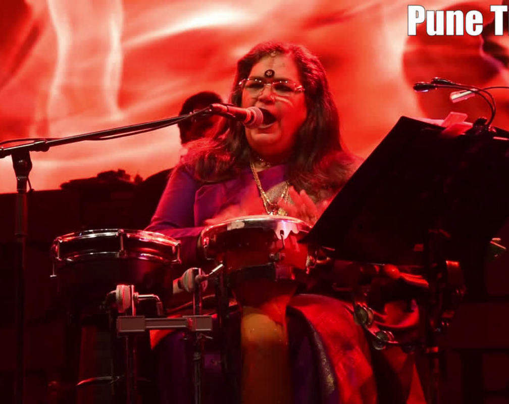 
Usha Uthup singing Shanase at an event in Pune
