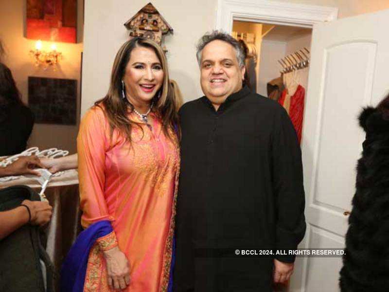 Meera Gandhi and designer Sandeep Khosla