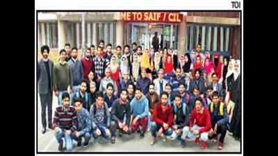 PU VC interacts with J&K students at training centre