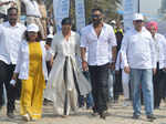 Malishka Mendonsa, Kajol, Ajay Devgn and Sanjiv Mehta