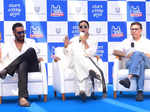 Ajay Devgn, Kajol and Sanjiv Mehta