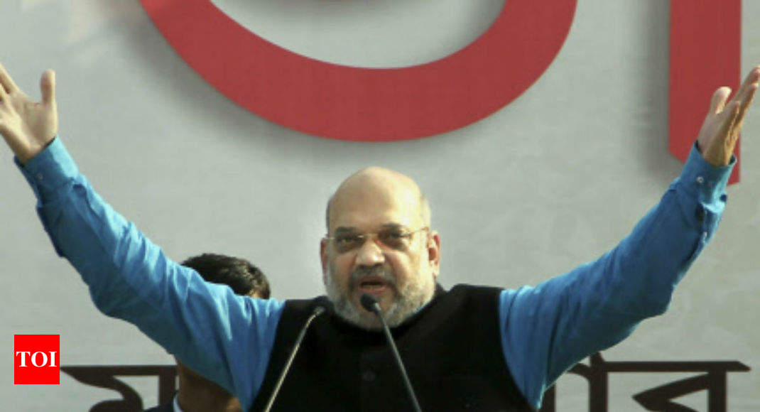 Amit Shah takes a dig at opposition mahagathbandhan, says it has 9 potential PM candidates 