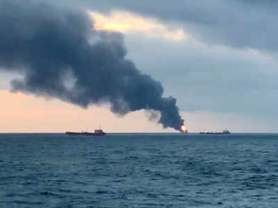 Russia: 14 dies as two ships with Indian, Turkish crew members catch fire