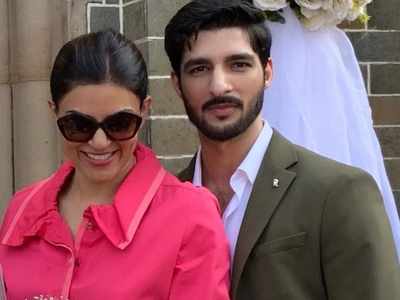 Sushmita Sen and Rohman Shawl attend a wedding together and their pictures are too adorable to miss!