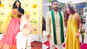 Prateik Babbar and Sanya Sagar look picture perfect at mehendi and haldi ceremonies