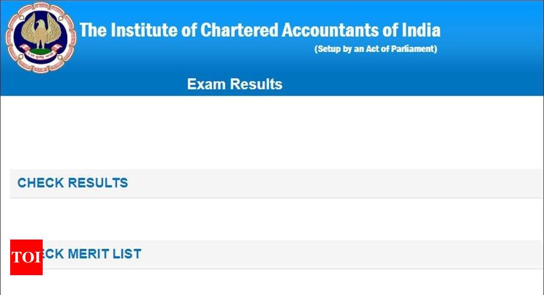 ICAI Result: CA Final And CA Foundation Nov 2018 Results Declared ...