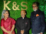 Jaya Bachchan, Sameer Anjaan and Amitabh Bachchan 