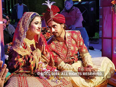 Rohit Purohit and Sheena Bajaj tie the knot in Jaipur