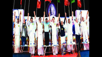 DMK-led alliance sounds battle cry against 'Sanatan forces'