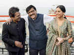 Nawazuddin Siddiqui, Sanjay Raut and Amrita Rao