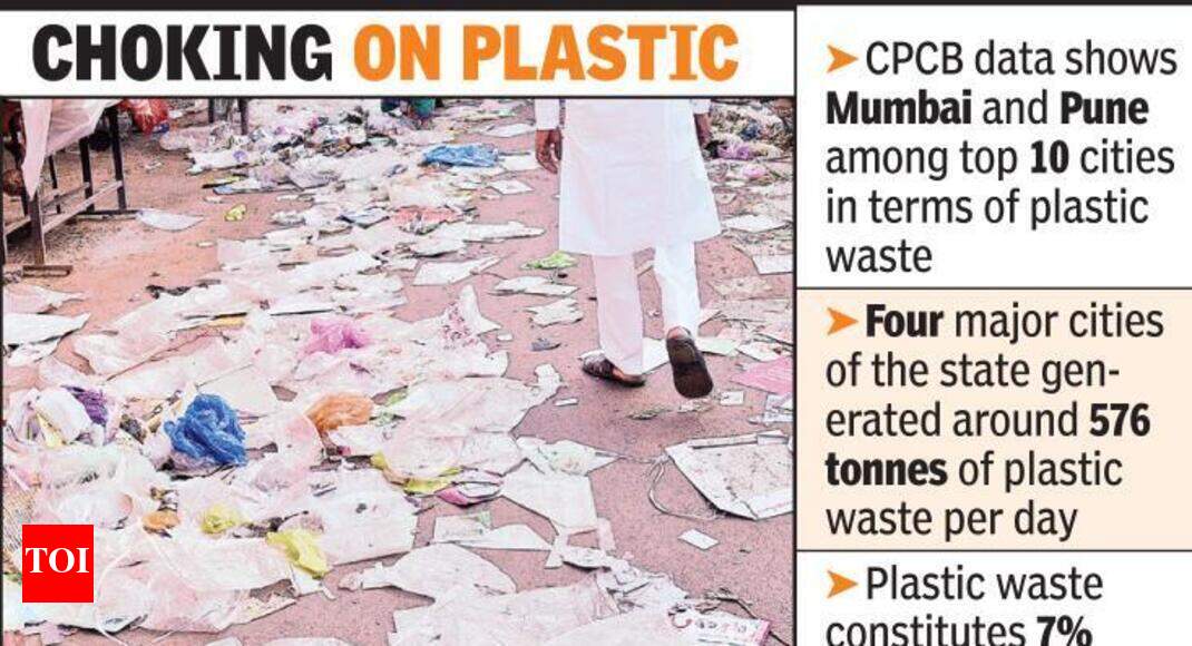 Nagpur generates 45.96 tonnes of plastic waste per day CPCB Nagpur