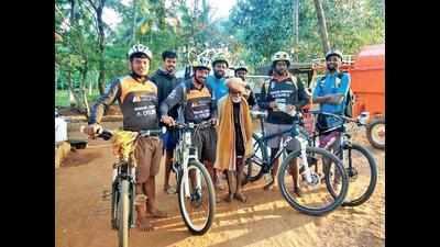 Pedal pilgrims ride to Sabarimala for Ayyappa darshan