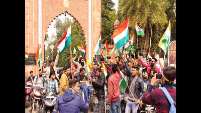 BJP MP urges HRD minister to seek explanation from AMU administration on notice to students for Tiranga Yatra