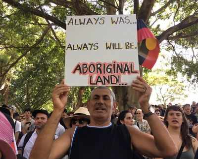Thousands protest Australia Day legacy