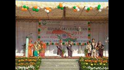 Jamia Millia Islamia celebrates Republic Day with performances by school students