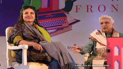 Bollywood couple Javed and Shabana come together to discuss writers’ movement
