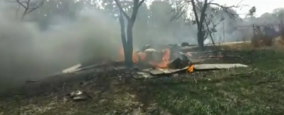 IAF plane crashes in UP’s Kushinagar, pilot safely ejected from fighter jet