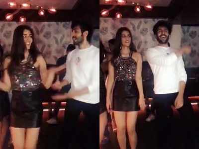 Video: Kriti Sanon and Kartik Aaryan dance to the tune of 'Poster Lagwa Do'