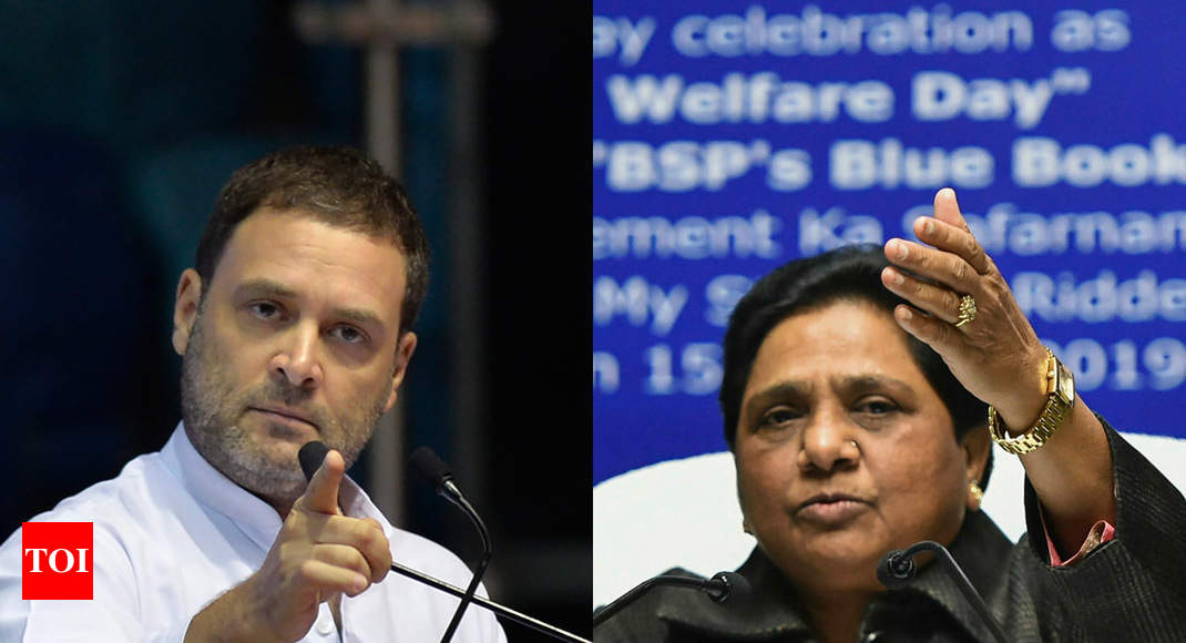 Is it another cruel joke? Mayawati takes swipe at Rahul Gandhi's minimum income promise 