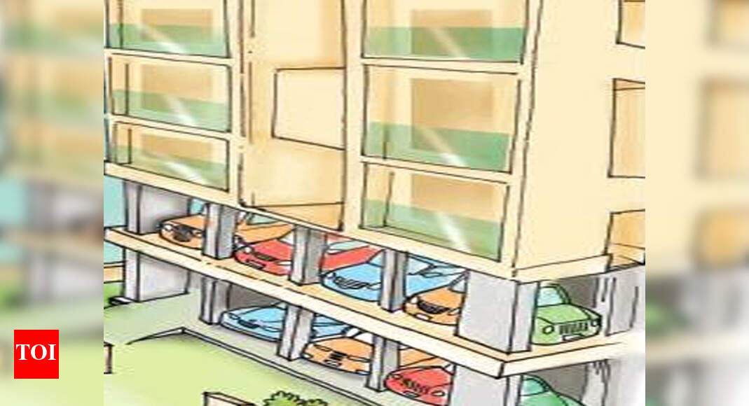 Podium parking to drive future Ahmedabad News Times of India