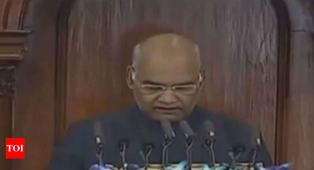 Modi govt working for 'New India'; has given hope to people: President Kovind 