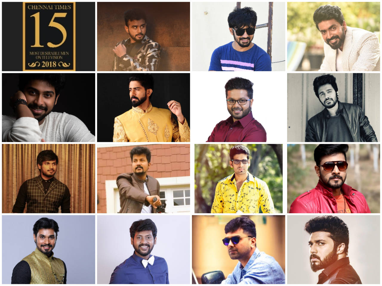 Chennai Times 15 Most Desirable Men on Television 2018 - Times of India