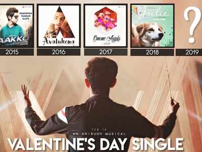 Anirudh hints at a special song for Valentine's Day