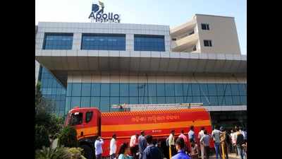 Fire in Bhubaneswar's Apollo Hospital creates panic