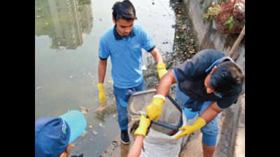 Residents come together to clean Tangra Lake