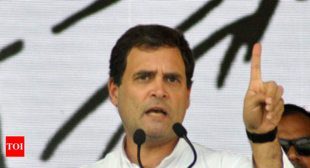 Will waive farm loans if voted to power: Rahul Gandhi 