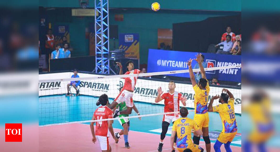 Pro Volleyball League Calicut Heroes beat Chennai Spartans 41 More