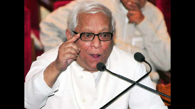 Buddhadeb Bhattacharjee attends a rally after 3 years
