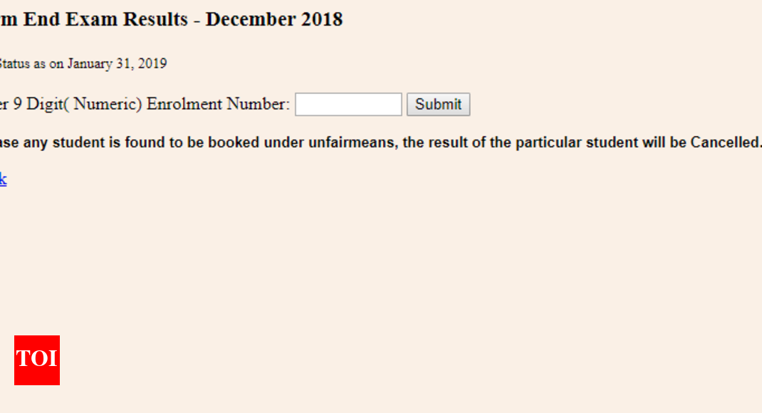 IGNOU December 2018 Result declared on ignou.ac.in; check link here