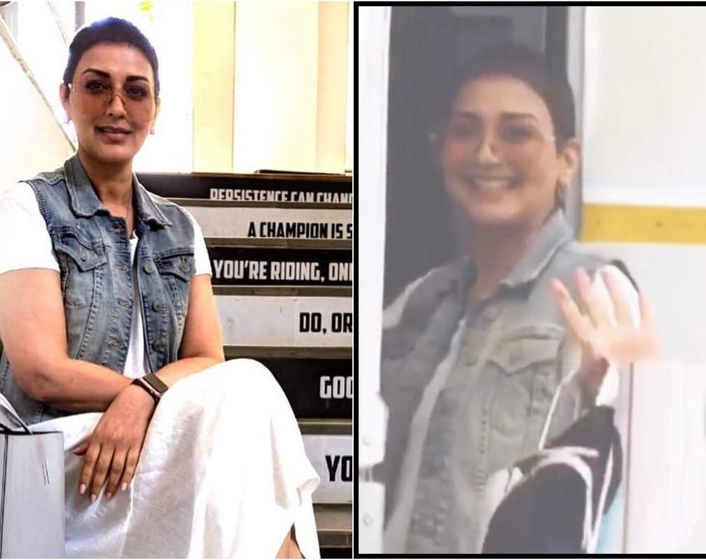 
Sonali Bendre returns to work after cancer treatment, calls it a surreal feeling
