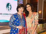 Cherie Blair and Aahana Kumra