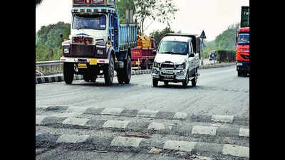 Villagers oppose removal of speed breakers from highway