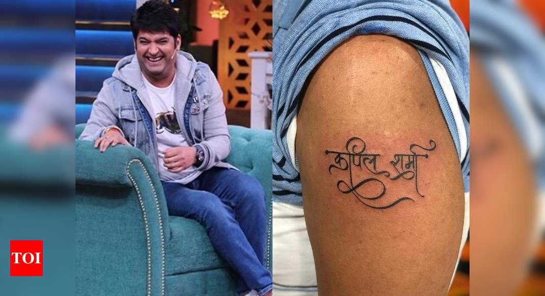 Kapil Sharma S Die Hard Fan Gets The Comedian S Name Tattooed On His Arm Times Of India