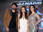 Manj Musik, Malaika Arora and Sophie Choudry 