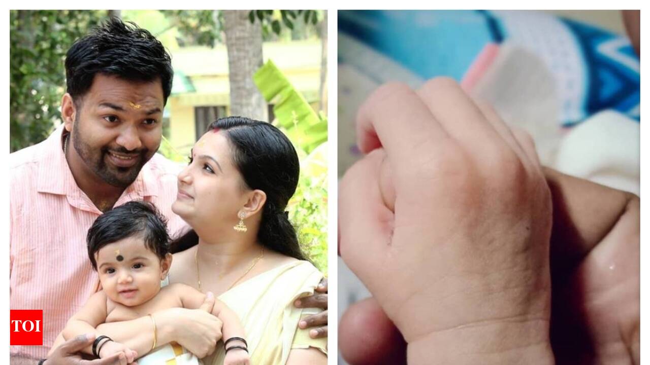 Actress Saranya Mohan introduces her newborn baby girl Annapoorna to the  world | Malayalam Movie News - Times of India