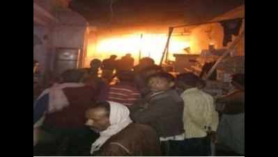 Fire breaks out at tent shop in Patna