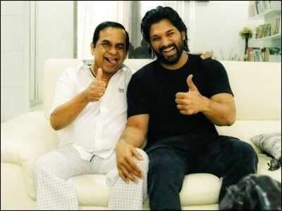 SPOTTED! Allu Arjun meets Brahmanandam and attends a wedding with his new hairstyle | Telugu Movie News - Times of India SPOTTED! Allu Arjun meets Brahmanandam and attends a wedding with his new hairstyle | Telugu Movie News - Times of India