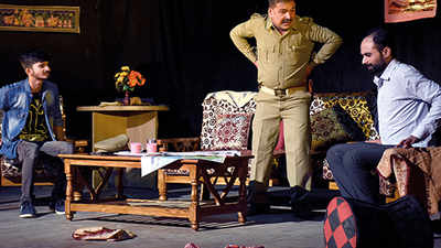 A satirical play Daroga Ji Chori Ho Gayi staged in Lucknow