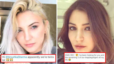 Anushka Sharma gives a witty reply to her lookalike Julia Michaels