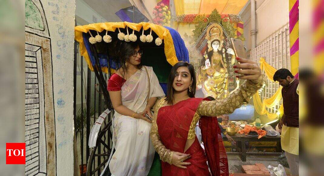 saraswati puja dress up
